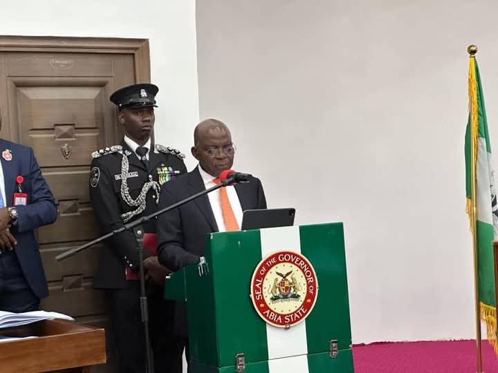 Just In: Abia Governor, Alex Otti Presents 2025 Appropriation Bill To The Abia State House of Assembly