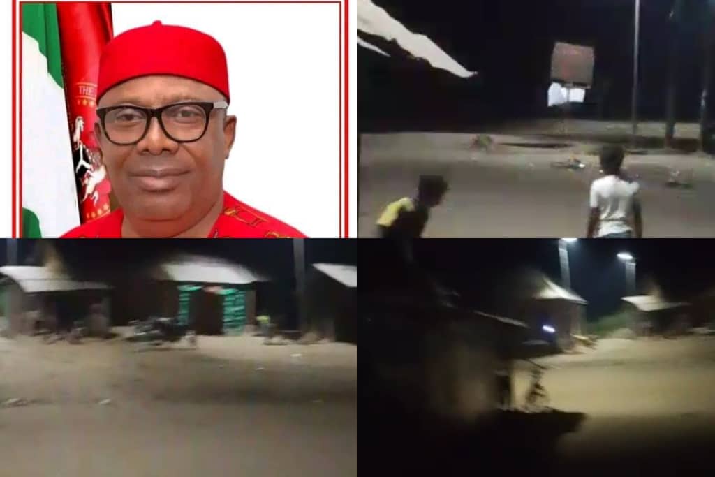 Operation Light Up Abia Central: Senator Austin Akobundu’s Solar -Powered StreetLights Lands In Ekeobasi Market, Osisioma LGA