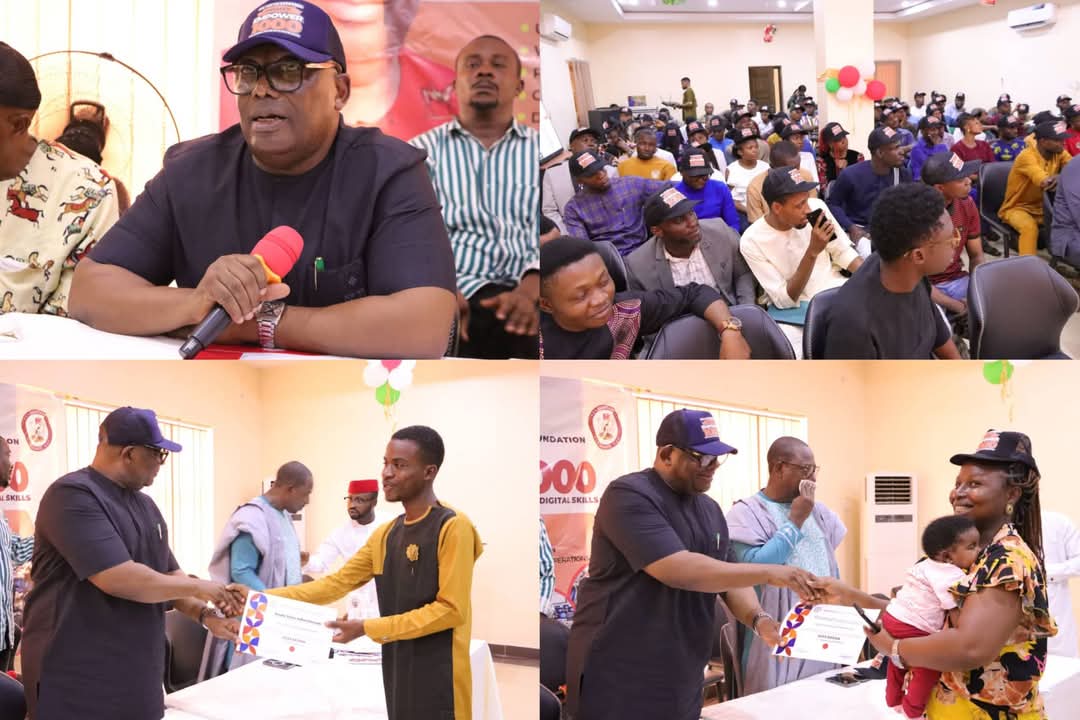 Six Weeks-Digital Skill Training Of Senator Akobundu’s Foundation For Abia Central Youths Ends In Umuahia.