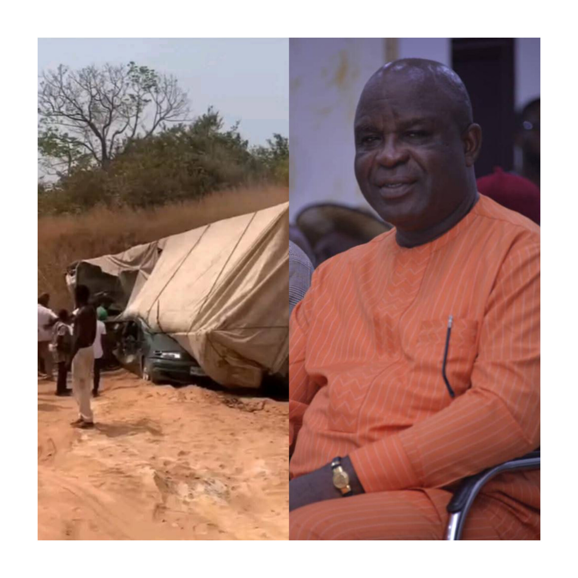 Just In: Chief Olugu Kalu Ugba(Ishi Bu Mba) Commiserates With Victims Of Mmuri Road Crash.