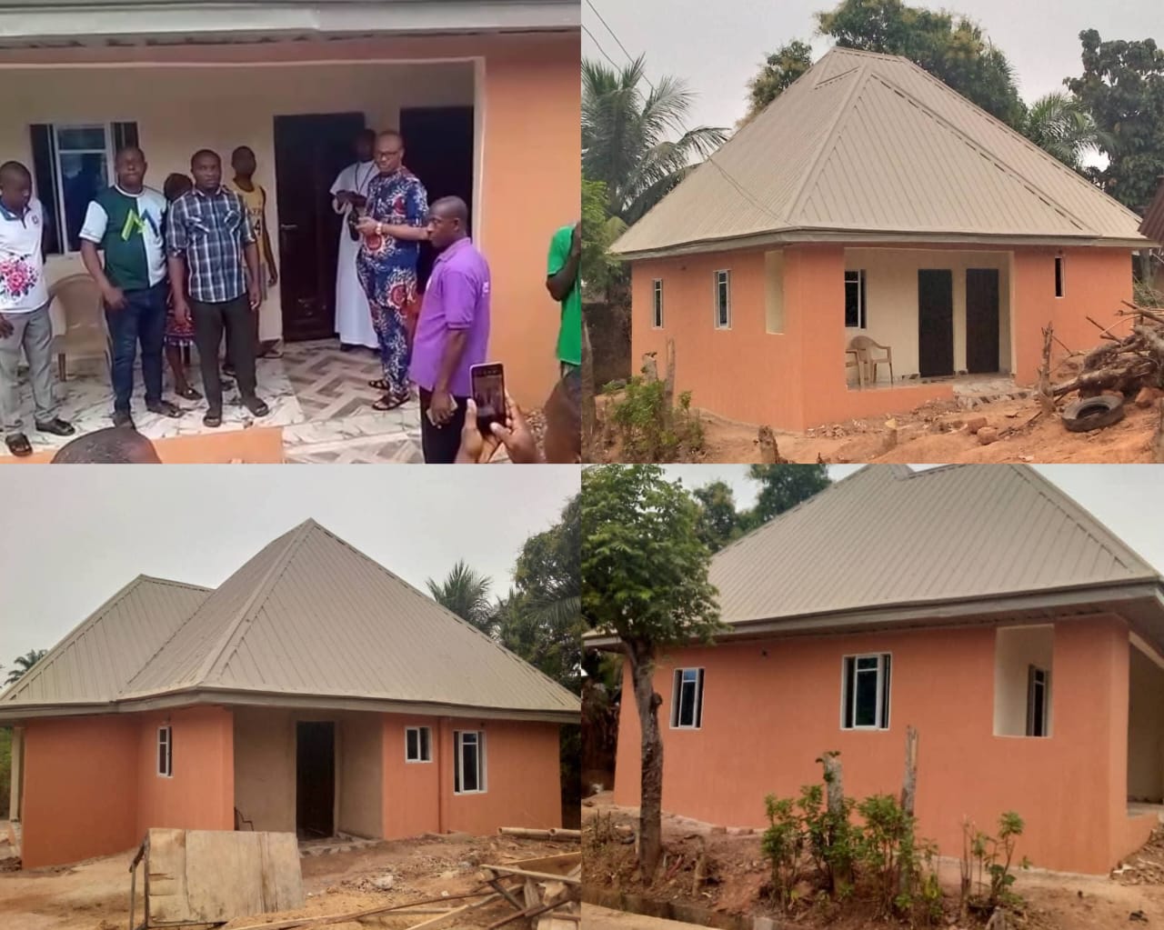 Chief Moritz Abazie Hands Over 3 Bedroom Bungalow Constructed For A Widow In Need Of Shelter. (Video/Images insert)