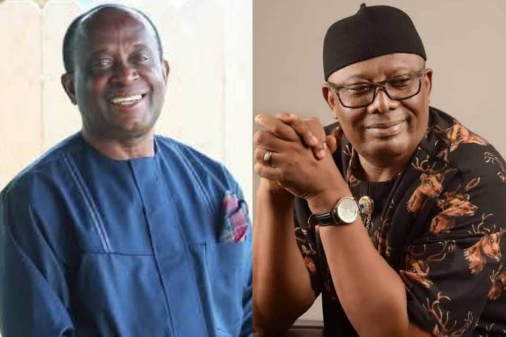 Senator Austin Akobundu Felicitates Dr. Eme Okoro At 80.