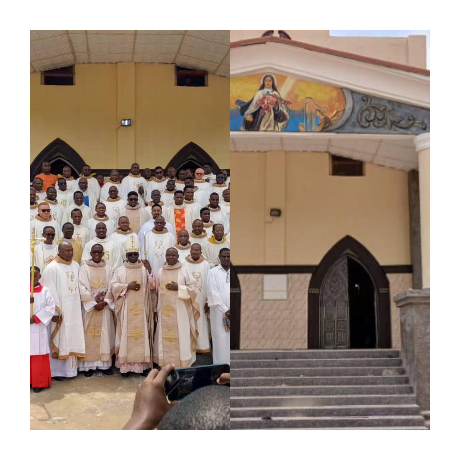 Bishop Ukpong Dedicates First Parish In Umuahia Diocese, St Theresa’s Parish Umuahia…