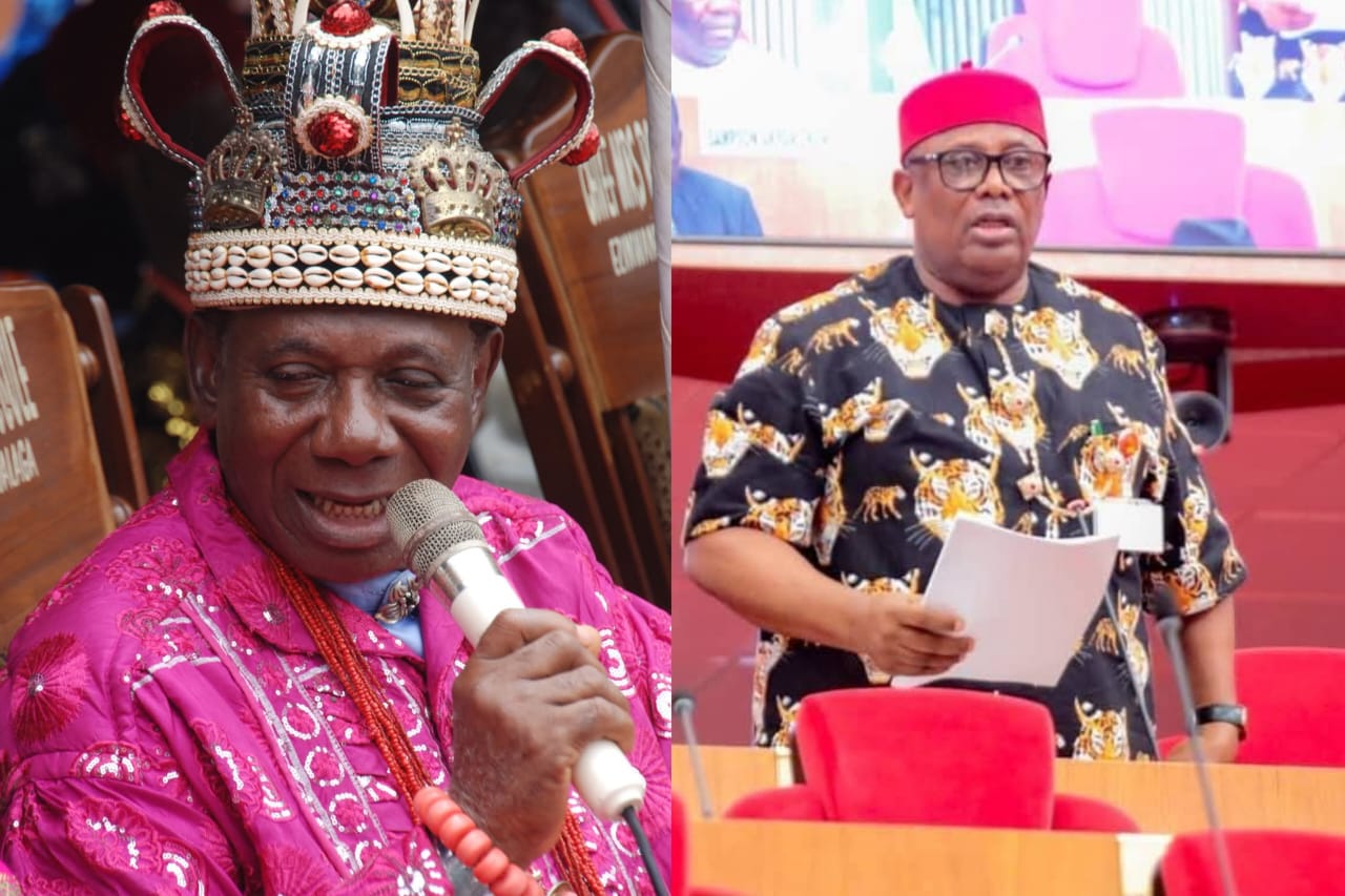 Senator Akobundu Celebrates HRH Eze Edward Ibeabuchi On His Birthday.