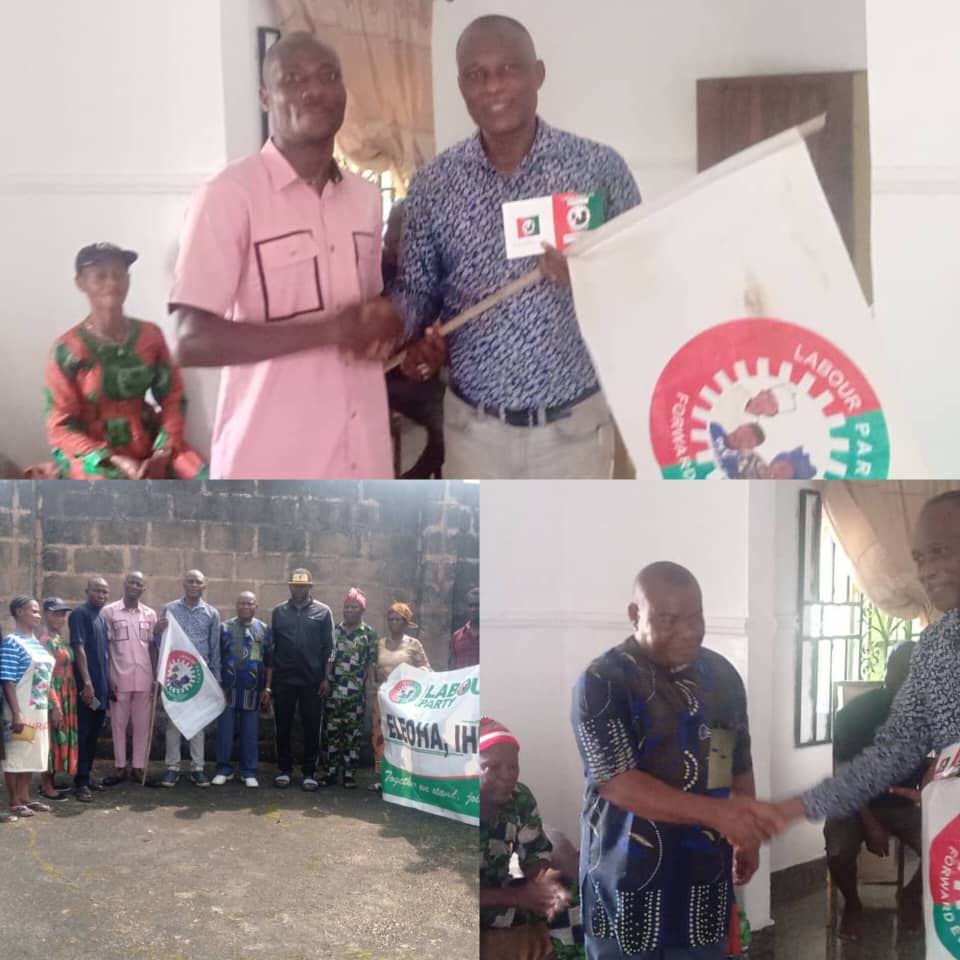 Arochukwu PDP Bleeds As Pastor Chris Obasi Dumps Sinking Umbrella For Labour Party