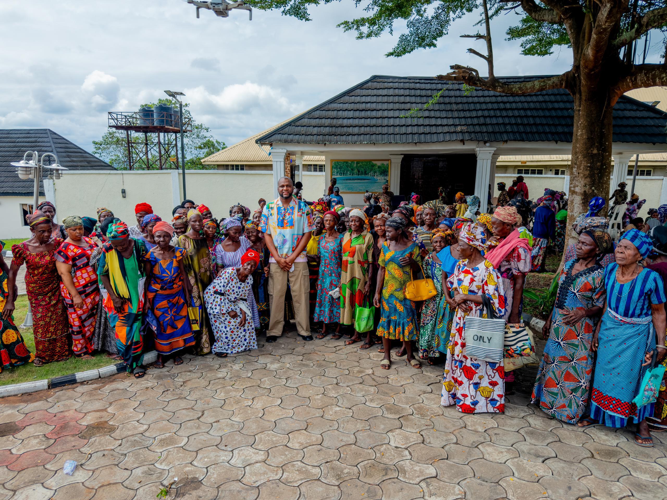 Anyaso Fetes Widows on 45th Birthday, Offers Message of Hope
