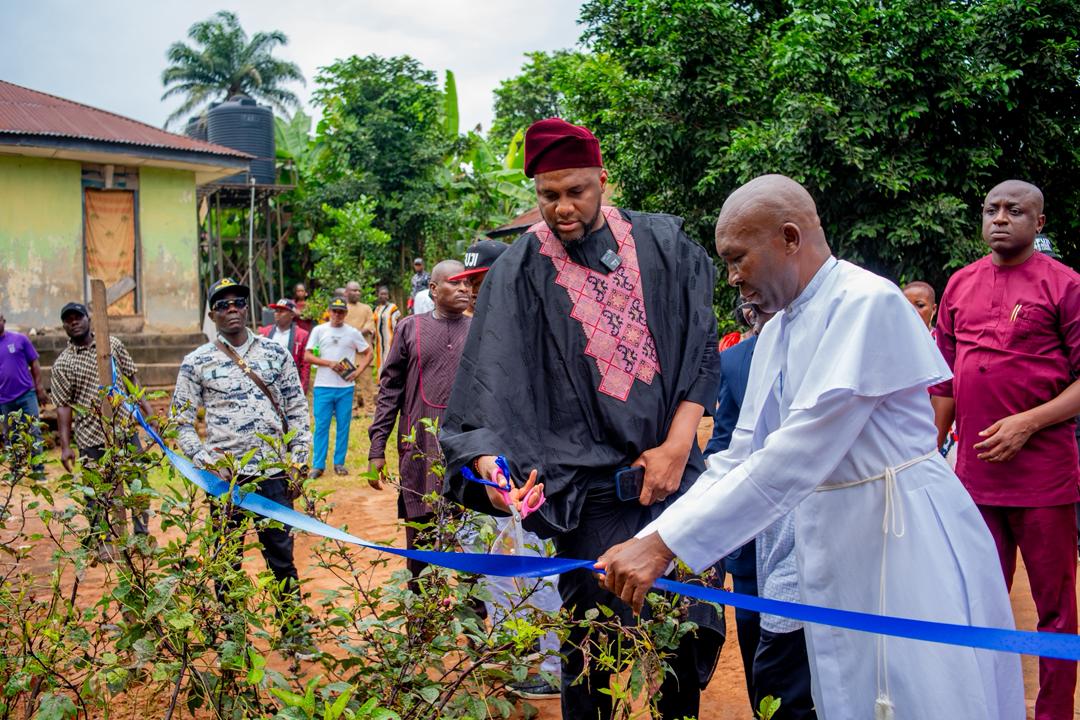 Dr. Anyaso Visits Leprosy Settlement in Bende, Pledges Support and Rehabilitation