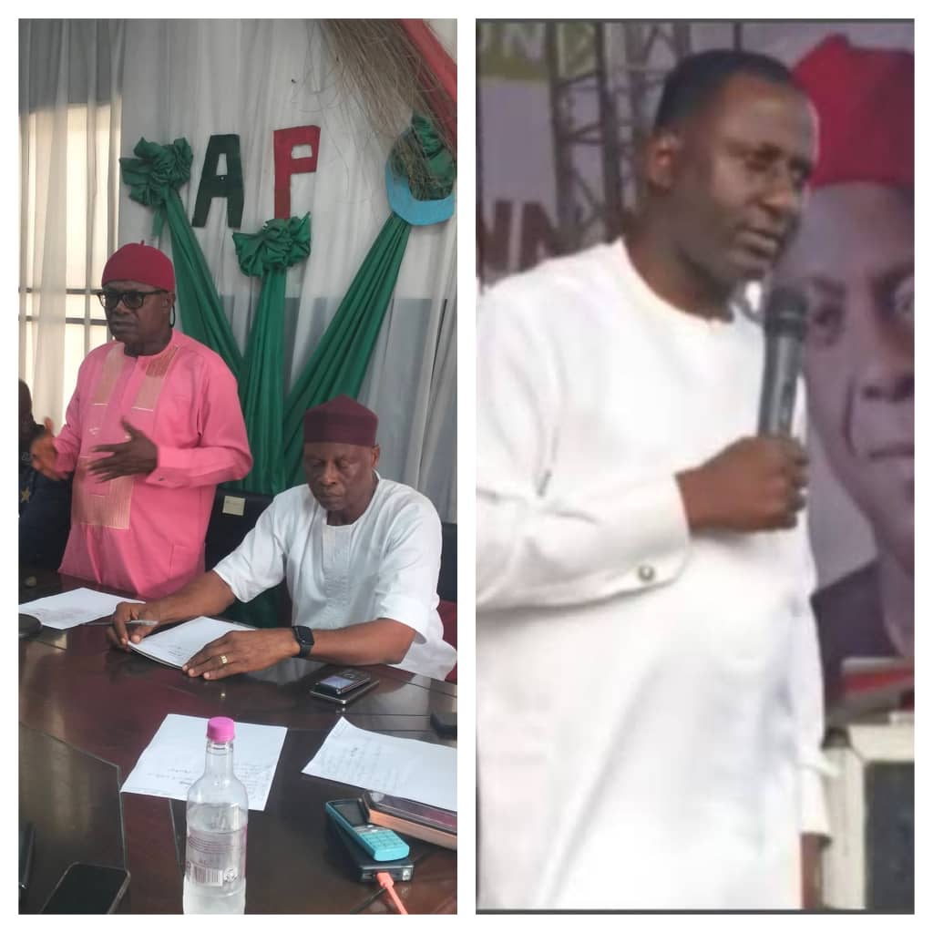 Breaking: APC Reaffirms The Suspension Of Uche Ogah, Endorsed Rt. Hon. Donatus Nwankpa for the Position National Welfare Officer