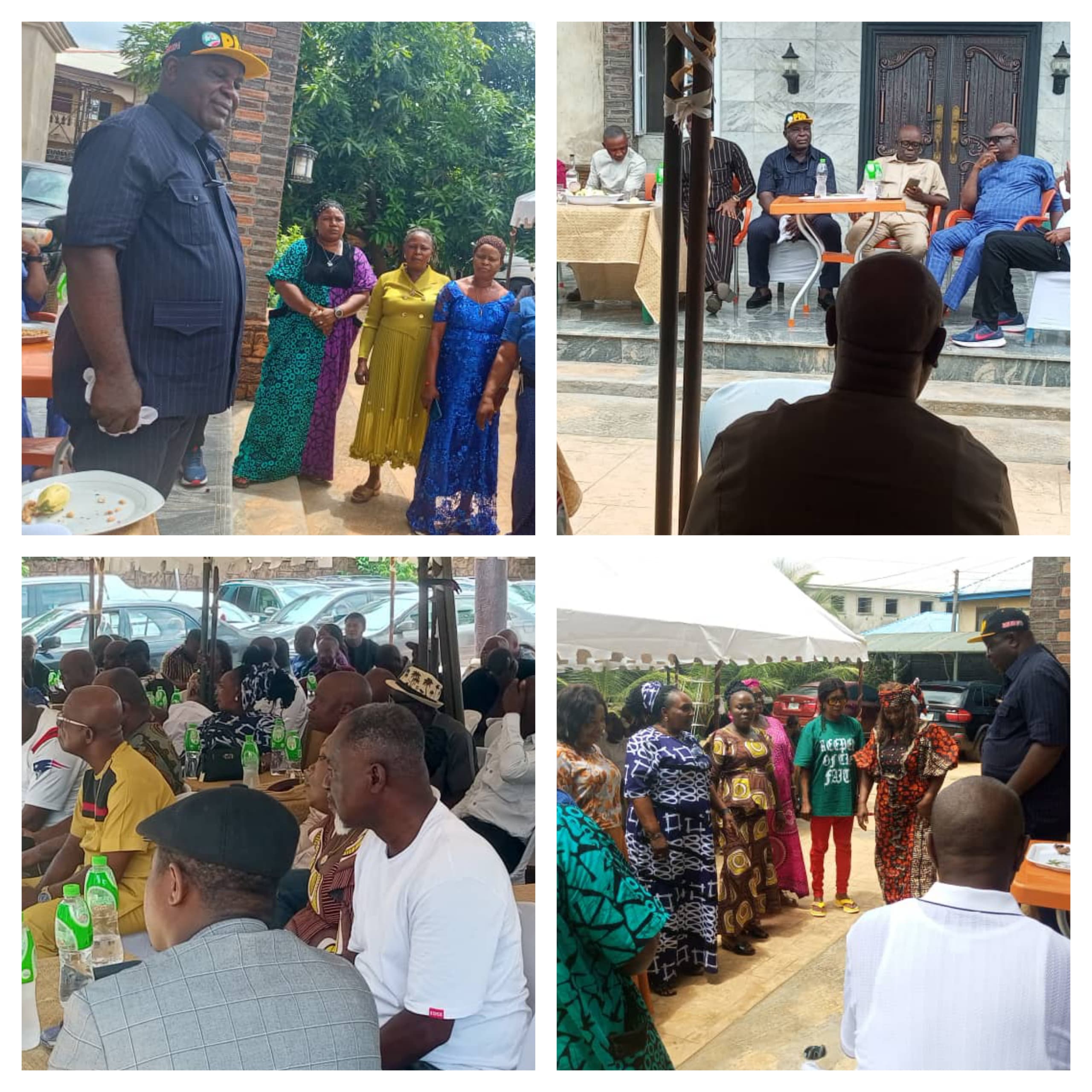 Chief Olugu Kalu Ugba (Ishi Bu Mba) Meets PDP Leaders, Informs them of His Governorship Ambition.