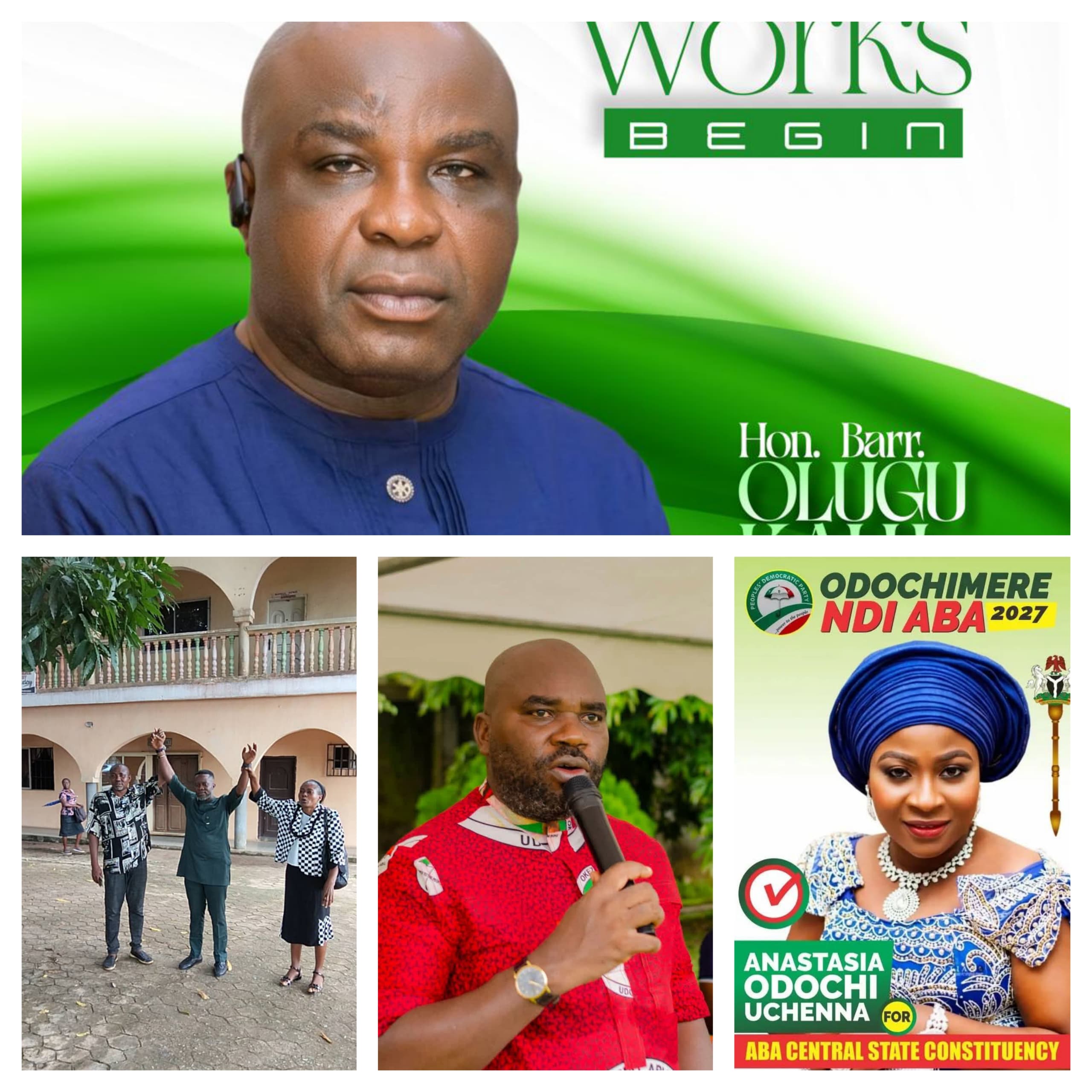 Chief Olugu Kalu Ugba Congratulates Apollos, Ukpai, Anastasia and all PDP House of Assembly Candidates