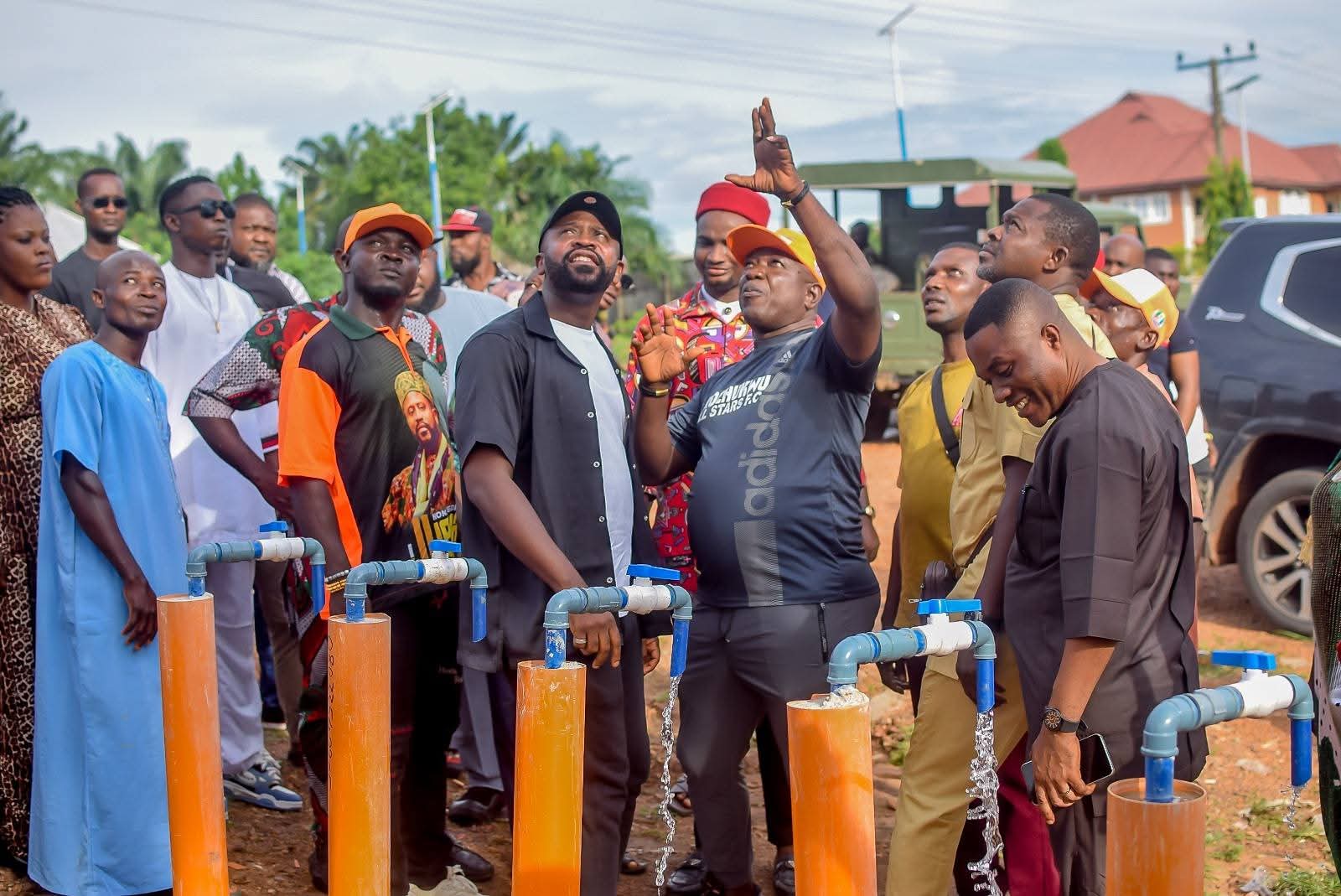 Ikenna Ukwa Commissions Borehole Built By APC Chairman in Arochukwu LGA