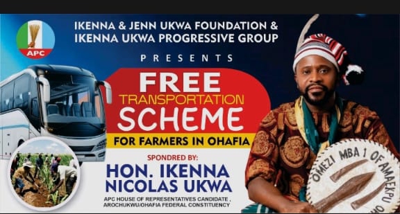 Hon. Chief Ikenna Nicolas Ukwa Commences Free Temporary Transportation Scheme for Ohafia Residents