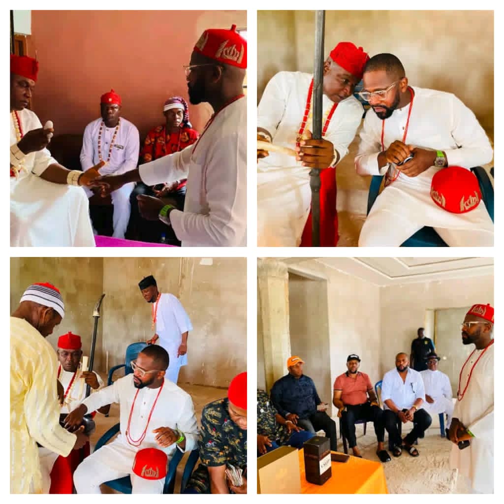 IKENNA UKWA RECEIVES ROYAL ENDORSEMENT AND BLESSINGS FROM EZE-AJA NKPORO AND COUNCIL OF CHIEFS