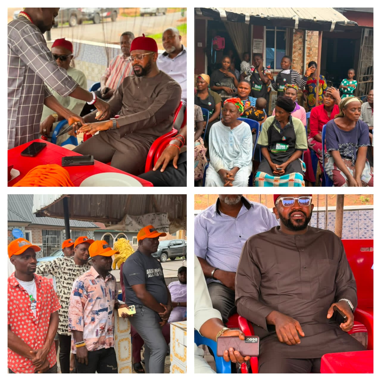 UBURU IHECHIOWA COMMUNITY HONOURS IKENNA UKWA FOR ATTRACTING SOLAR STREET LIGHTS, BESTOWS ROYAL BLESSINGS