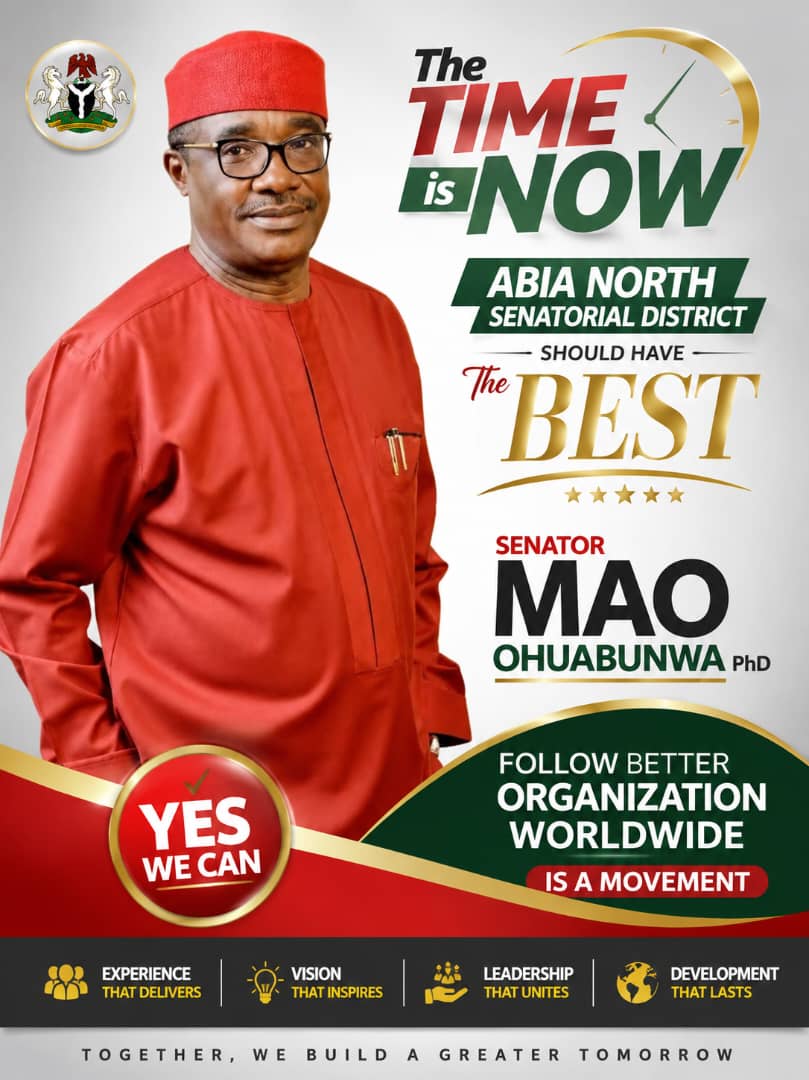 SEN. MAO OHUABUNWA, PhD: A LEGISLATOR WHO UNDERSTOOD THE MANDATE : BILLS AND MOTIONS THAT DELIVERED JOBS, HEALTH, AND DEVELOPMENT