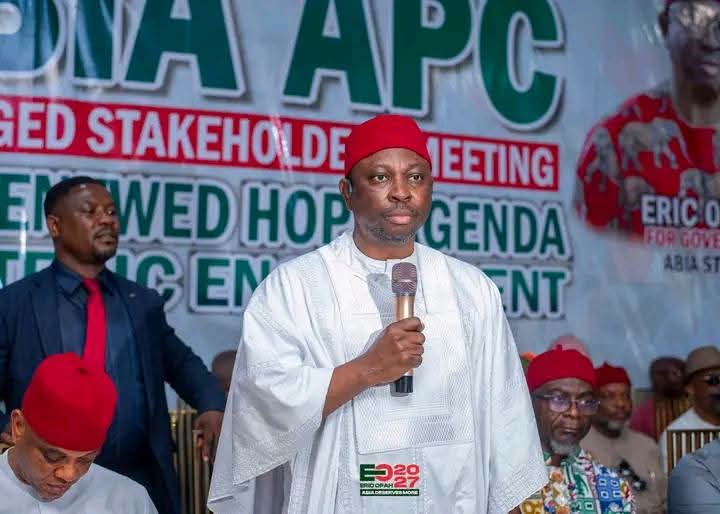 “NOBODY, ANYWHERE, AGREED TO CEDE ABIA GOVERNORSHIP TO ANOTHER CANDIDATE. IT IS A LIE FROM THE PIT OF HELL!” — Eric Opah!!!