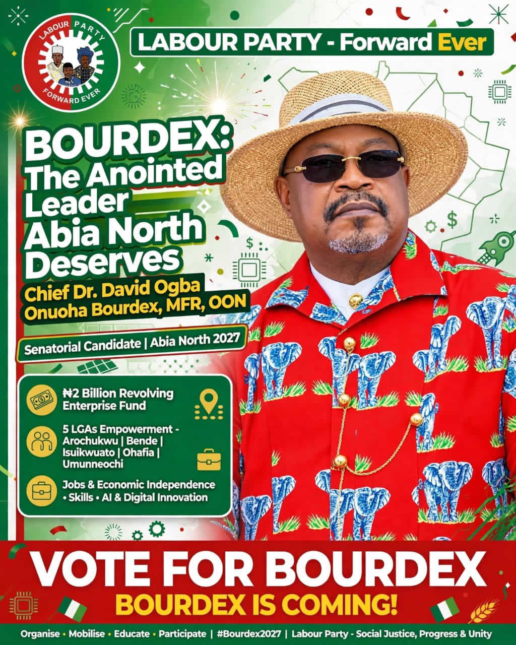 Bourdex: The Anointed Leader Abia North Deserves