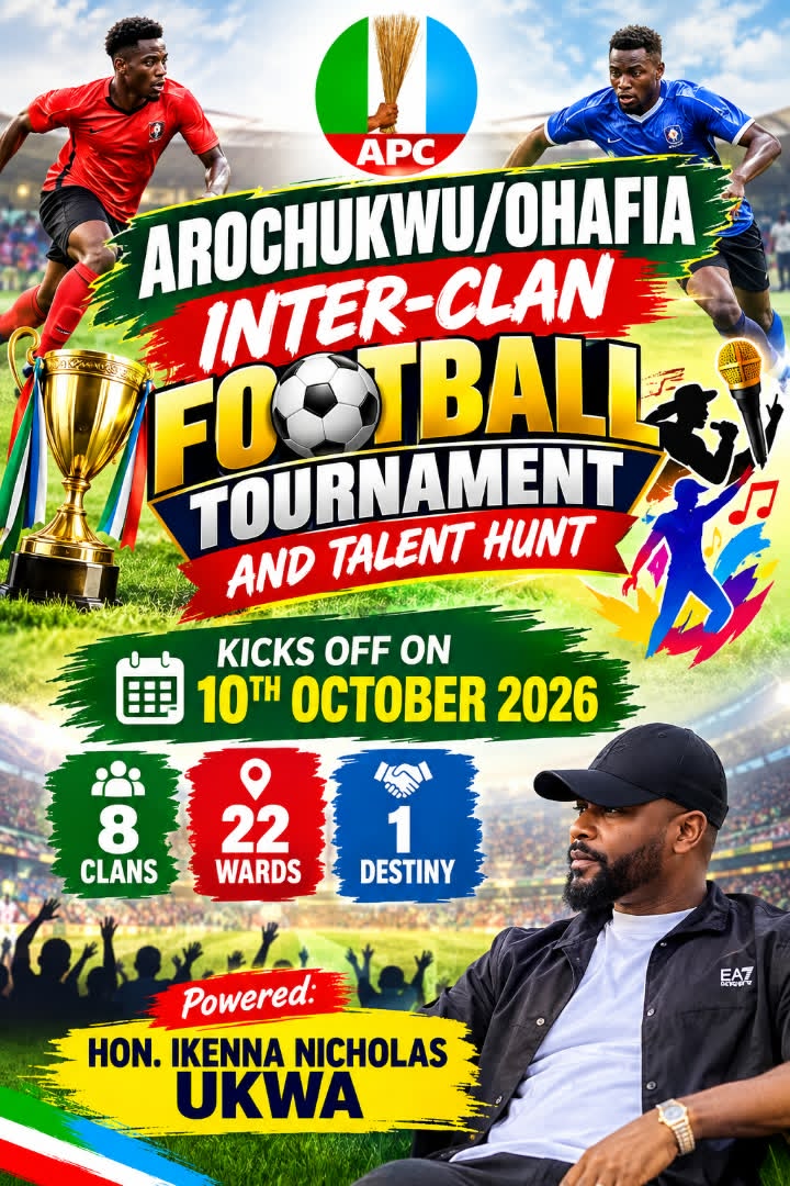 IKENNA UKWA: USING FOOTBALL TO BUILD YOUNG TALENTS, UNITY AND A STRONGER AROCHUKWU/OHAFIA!