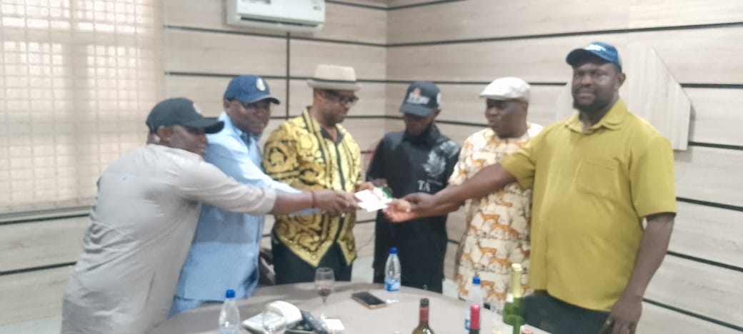 CHIEF BOURDEX WELCOMES CHIEF DANIEL OKEKE TO THE LABOUR PARTY.